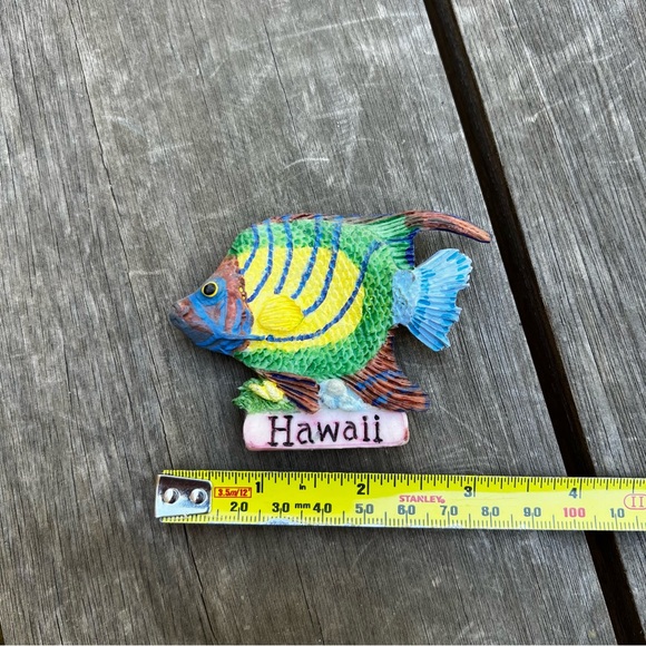 Vintage 90s Hawaii Tropical Fish Rubber Refrigerator Magnet - Picture 5 of 5